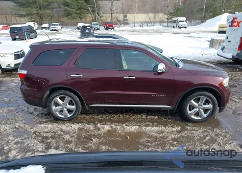 2012 Dodge Durango Citadel z USA, uszkodzony, nr VIN 1C4SDJET0CC331072